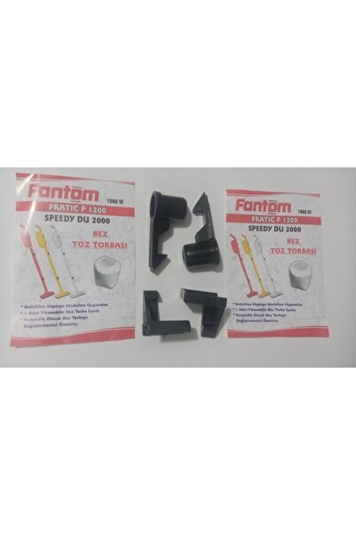 ferhat0 مكنسة فانتوم براتيك P1200 الكهربائية مع حقيبتين للغبار و4 مشابك قفل (...