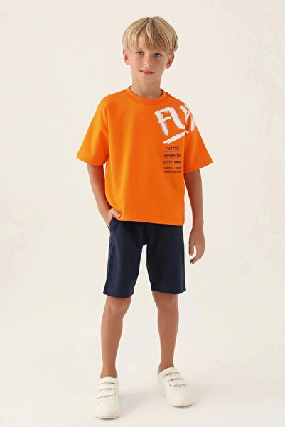 Rolypoly Men's child bermida set - orange