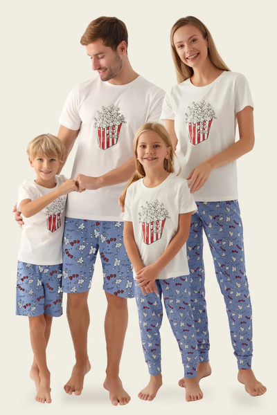 Rolypoly Father son bermyuda set - cream