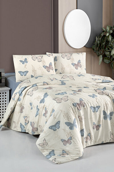 First Choice طقم غطاء لحاف مزدوج من القطن بنسبة 100% من إليري