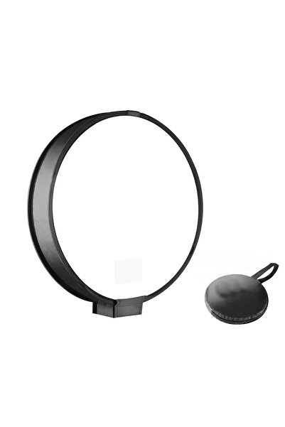 AZT Tüm Tepe Kafa Flaşı için 40cm Universal Çember Softbox Yumuşatıcı Canon N...