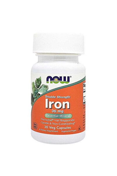 Now 36mg Iron Essential Mineral Supplement - vegan, GMO free