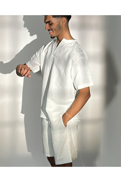 Cérna linen Men's summer linen suit, lightweight and comfortable fabric with ...