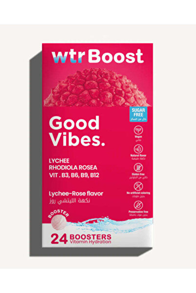 WTR BOOST أجواء رائعة بنكهة الليتشي 24 ثانية