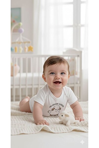PİRİNÇ BEBE 100% قطن، ملابس داخلية قصيرة الأكمام من هالاسين، هدية للمواليد ال...