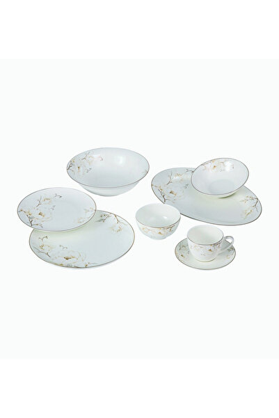 Generic Alana 78-Piece Bone China Dinner Set - Serves 12