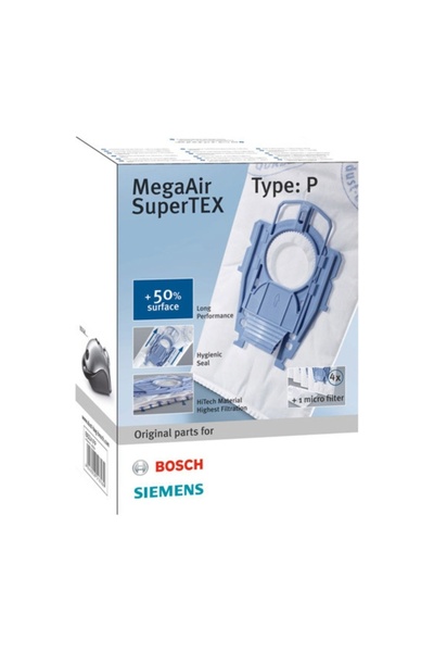 Bosch كيس غبار للمكنسة الكهربائية من نوع سيمنز P من نوع إرجوماكس (546841038)