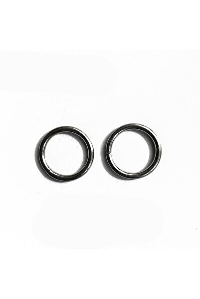 SEM AKSESUAR Inel metalic Culoare argintie 25mm (2 bucăți)