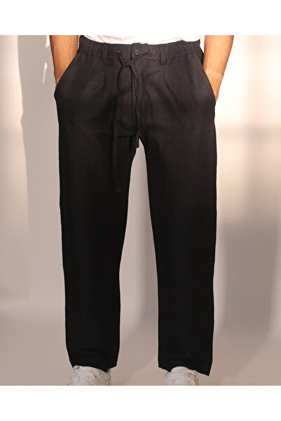 Cérna linen Men's linen trousers, lightweight and comfortable for warm weathe...