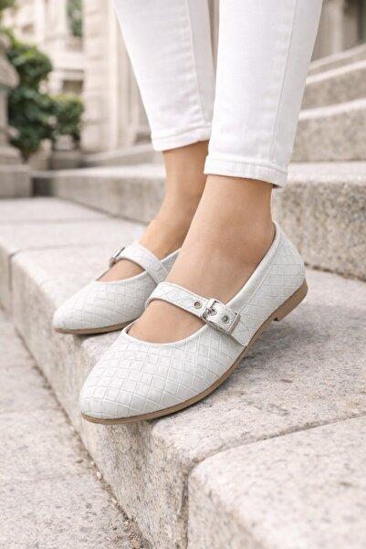 Moda Frato Milena Women's Babet Summer Shoes Pointed Toe Casual Babet