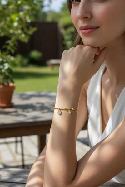 Aware Time Xuping Non-Tarnish Steel Zircon Stone Bracelet