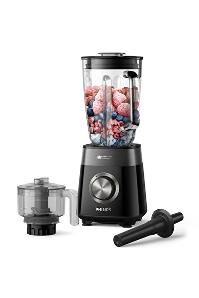 Philips Blender HR3032/00 Seria 5000, 1200 W, Lame noi ProBlend Plus, Vas din...