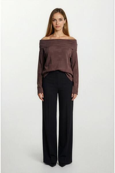 Spazio Oscardo Madanno Yaka Triko KAHVE