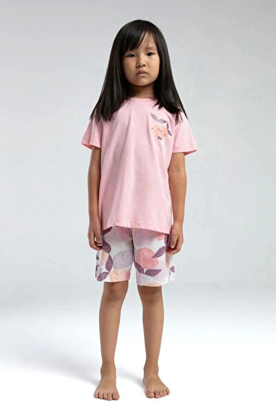 Rolypoly Girl shorts set - salmon