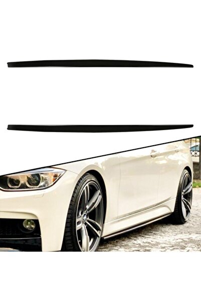 Araba Alışveriş Bmw F30 Uyumlu Siyah Yan Marşpiyel Altı Lip Seti 2 Adet