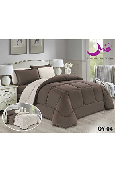 Ropi Summer double bed duvet set with embossed leaf pattern - soft and stylish