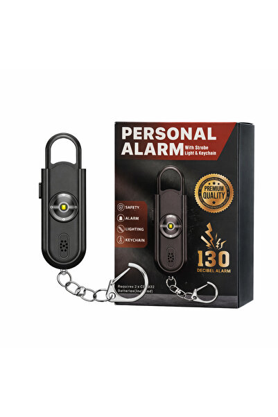 ALAR 130 dB Personal Safety Alarm with LED and Keychain