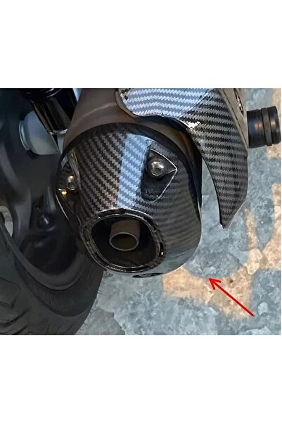 Honda PCX 125 EGZOZ UCU KAPAĞI KARBON FİBER