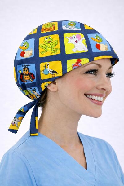 Dr. Mitra Cerrahi Bone Medikal Doktor Hemşire Hastane Bonesi Unisex -Kare Hay...