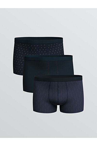 LC Waikiki Rmz Gi̇yi̇m Farkiyla Standardfit Cotton Flexible Men's Boxer 5-Pack