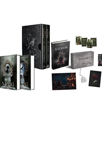 Ephesus Yayınları Saka ve Sanrı İkili Kutu Ciltli ve Kazazede 4 Kutulu Askeri...