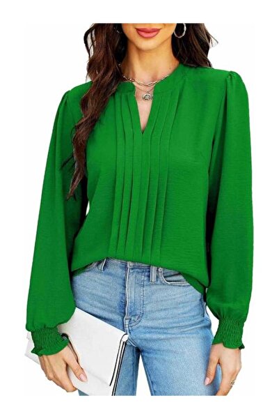 OEM Elegant blouse with long sleeves