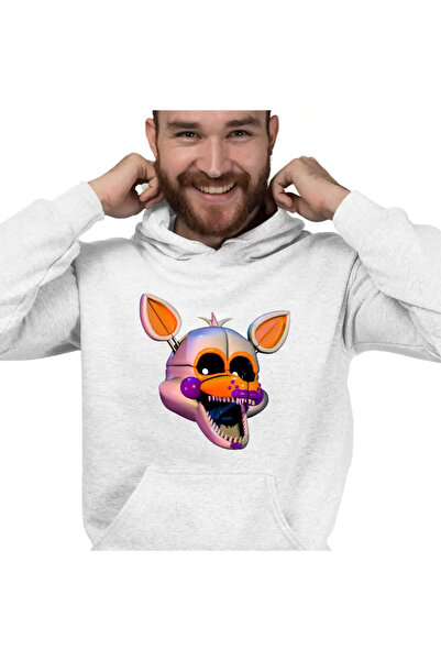 OEM Men's Hoodie Fnaf Funtime Foxy Five Nights at Freddy Horror Halloween