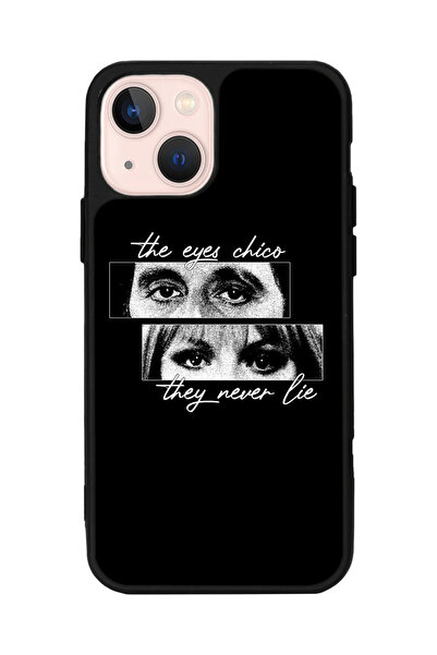 SCALETA CASE iPhone 13 Uyumlu Tony Montana Tasarımlı Glossy Mat Siyah Silikon...