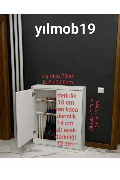 yılmob19 Boru gizleme dolabı 70*120