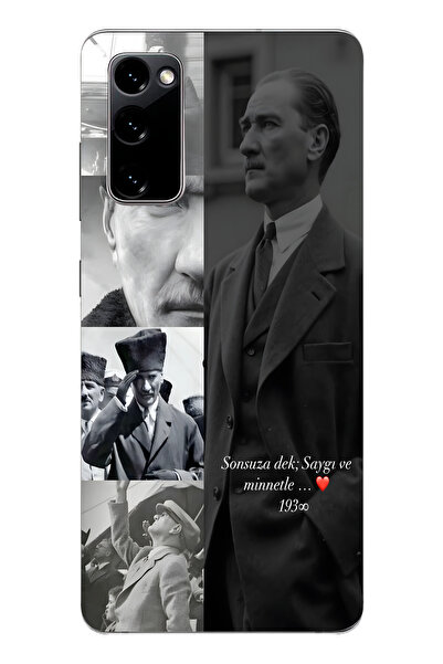 moonset Samsung Galaxy S20 FE Uyumlu Baskılı Yumuşak Silikon Şeffaf Telefon K...