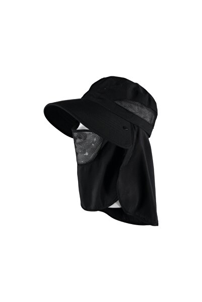 PIECE SIGNATURE قبعة مقاومة للماء لحماية الوجه والظهر، مناسبة للمشي لمسافات ط...