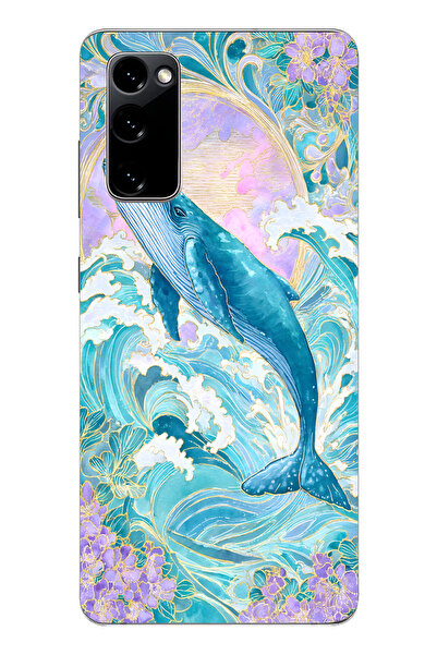 moonset Samsung Galaxy S20 FE Uyumlu Baskılı Yumuşak Silikon Şeffaf Telefon K...