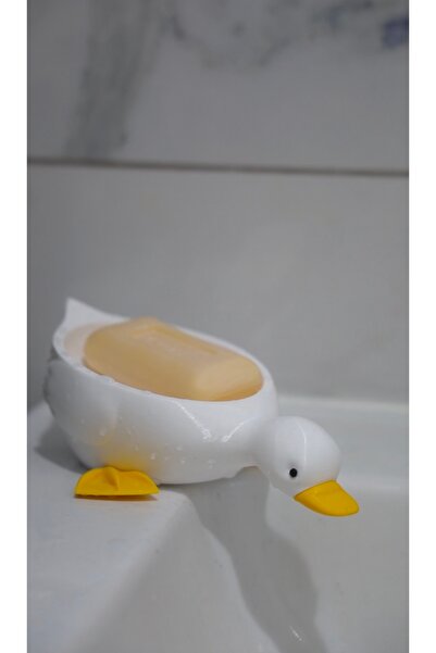 Muz 3D Duck Patterned Water-Repellent Soap Dish
