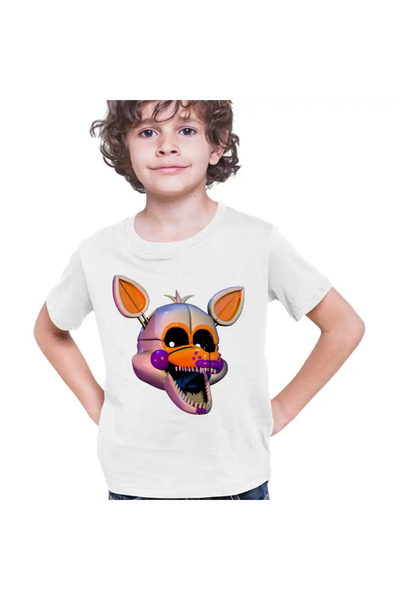 OEM Tricou Copii Baieti Fnaf Funtime Foxy Five Nights at Freddy Horror Halloween