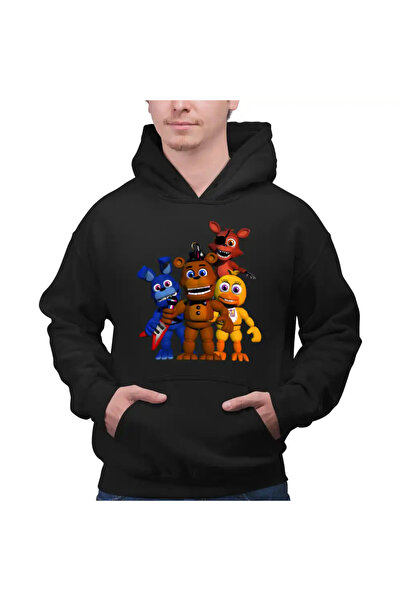 OEM Men's FNAF All Team Five Nights at Freddy's Horror Halloween Hoodie