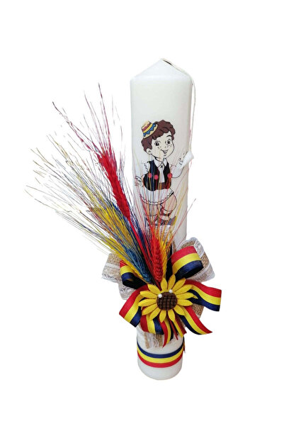 OBSIDION Baptism candle DECOR TRADITIONAL boy