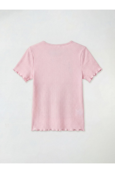 LC Waikiki Crew Neck Printed Girl's T-Shirt