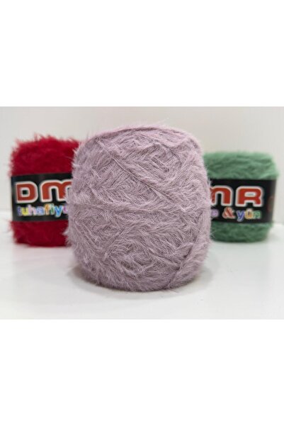 DmrTuhafiye Tavşan Tüyü ip El Örgü İpi 200gr - Lilac