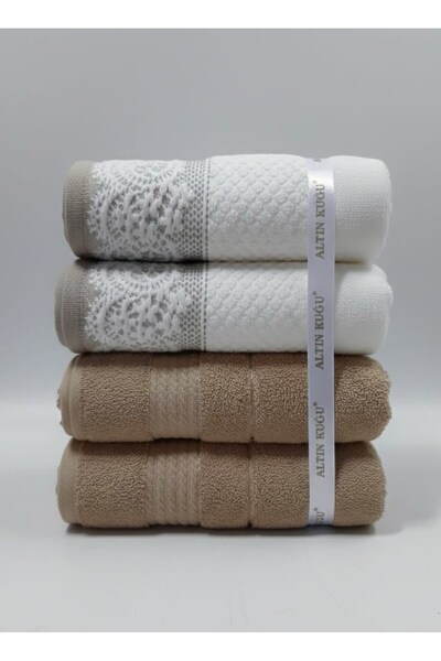 Özdilek Evony Trendy Towels - 4 Pieces 50X90Cm A.Coffee