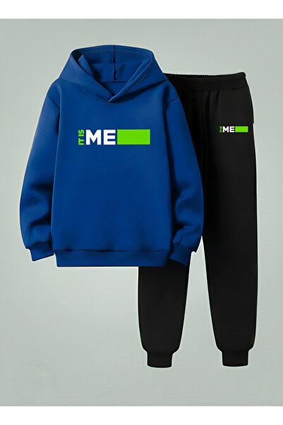 LORVEX Hooded Sweatshirt - Tracksuit Set for Boys It Is Me Printed 3 Thread T...