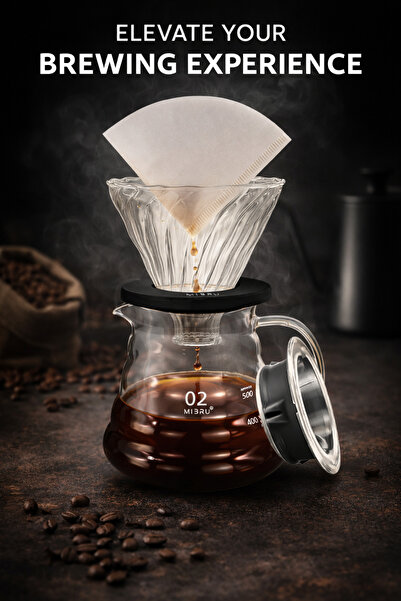 MIBRU V60 Dripper and Server Set for v60 Lovers V02