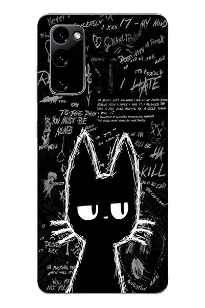 moonset Samsung Galaxy S20 FE Uyumlu Baskılı Yumuşak Silikon Şeffaf Telefon K...