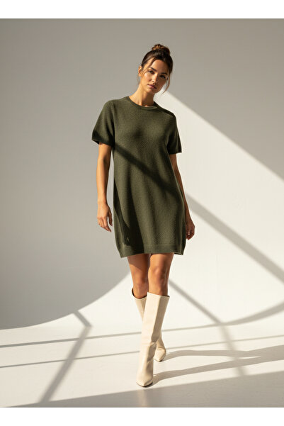 VETTA Yumuşak Dokulu Triko Elbise