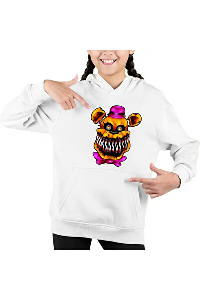 OEM Hanorac Copii Fete Fnaf Nightmare Freddy Five Nights at Freddy Horror Hal...