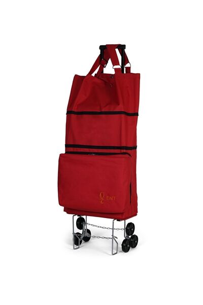 Saatistan Katlanabilir Teleskobik Merdiven Çanta, Hafif ve Pratik Seyahat Aks...