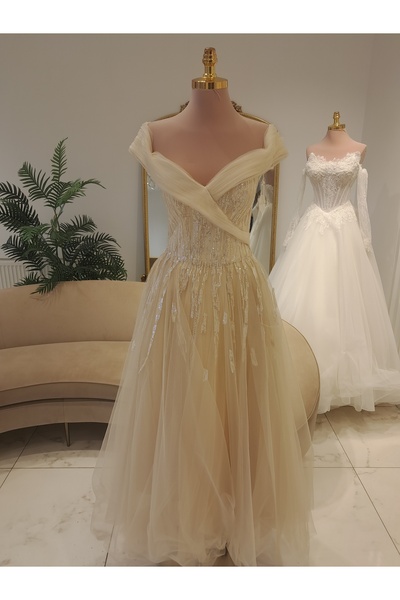 Mergen MİDİ BOY ABİYE ELBİSE