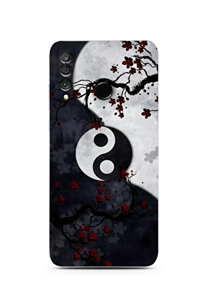 moonset Huawei P30 Lite Uyumlu Baskılı Yumuşak Silikon Şeffaf Telefon Kılıfı