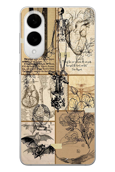 moonset Samsung Galaxy S25 EDGE Uyumlu Baskılı Yumuşak Silikon Şeffaf Telefon...