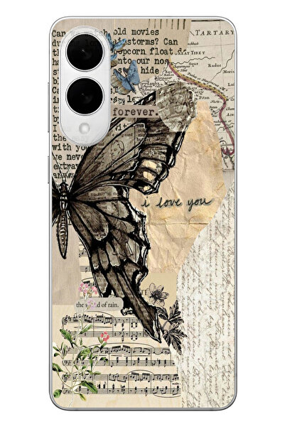 moonset Samsung Galaxy S25 EDGE Uyumlu Baskılı Yumuşak Silikon Şeffaf Telefon...