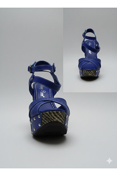 DARUGA أحذية نسائية بكعب عالي مفتوحة من الخلف للسهرات